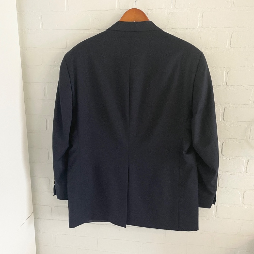 Vintage Lauren Ralph Lauren Gold Crest Wool Blazer Quiet Luxury Sz 42S-44S - Picture 10 of 13